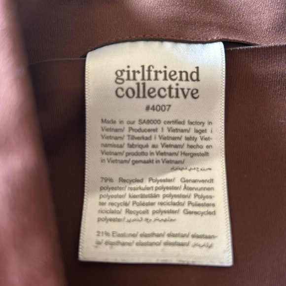 Girlfriend Collective Brown Leggings Size XXS - Picture 6 of 11